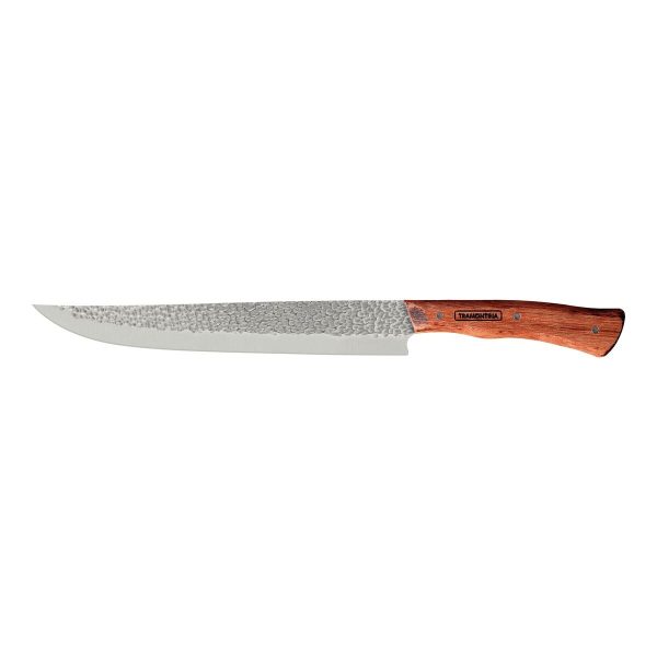 Faca Butcher Tramontina Nômade com Lâmina em Aço Inox e Cabo de Madeira 10"