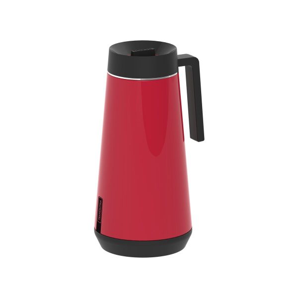 Bule Térmico Tramontina Exata em Aço Inox Vermelho 750 ml