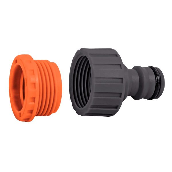 Adaptador Fêmea Tramontina com Rosca 3/4" e Redução 1/2" em Plástico para Jardim