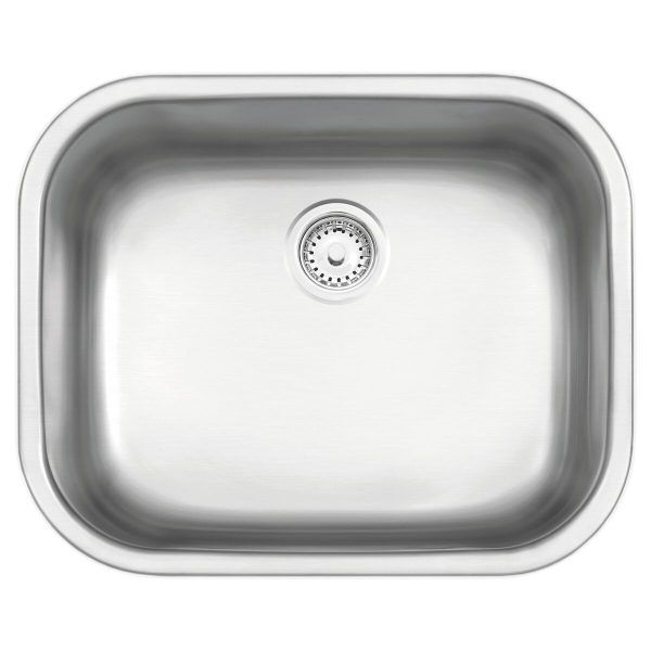 Cuba de embutir/sobrepor Tramontina Aria Maxi 50 BS em aço inox escovado 50x40 cm