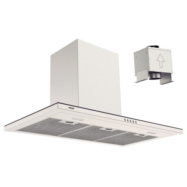 Coifa de Parede Tramontina Slim Wall 90 Split em Aço Inox com Acabamento Acetinado 220 V